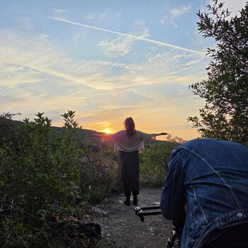 Natáčení klíčového záběru videoklipu Natáčení klíčového záběru videoklipu