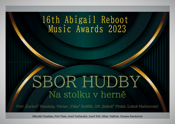 Certifikát pro Sbor hudby – ABIGAIL MUSIC 2023
