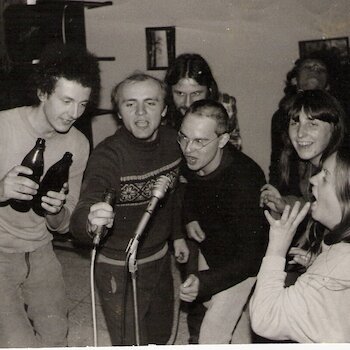 Nahrávání Slepého střeva 1985 Svazarm Havířov, poprvé v současném složení